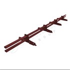 Снегозадержатель трубчатый Прайм Про матовый 3 м (для фальцевой кровли) С3569