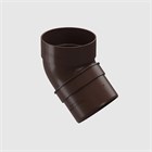 Колено 45˚ Docke Standard тёмно-коричневый 80 мм С7515