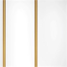 Панель ПВХ белая глянец золото 2-полосы 3x0,24x0,008 м Д7360