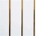 Панель ПВХ белая глянец золото 3-полосы 3x0,24x0,008 м Д4315