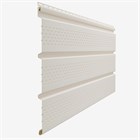 Софит Docke Standard T4 перфорированный 3000×305 пломбир 0,92м2/шт (16шт/уп) С7949