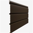 Софит Docke Standard T4 перфорированный 3000×305 шоколад 0,92м2/шт (16шт/уп) С6746