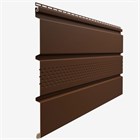 Софит Docke Standard 4Т с центральной перфорацией 3000×305 каштан 0,92 м2 (16шт/уп) С6741