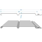 Сайдинг Docke Premium Брус D6S PASTEL 3600×300 мм пихта 1,08 м2 (16шт/уп) С7955